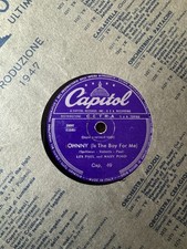 Lotto collezione 20 dischi 78 giri anni '40-'50