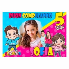 BANNER STRISCIONE COMPLEANNO - Me Contro Te mod 3 - PERSONALIZZATO