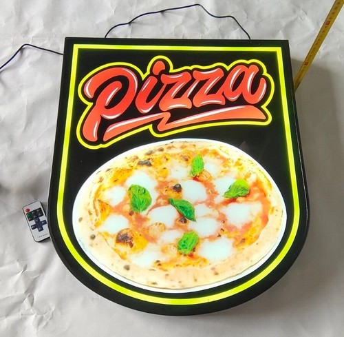 Pizza insegna luminosa negozio - pizza,