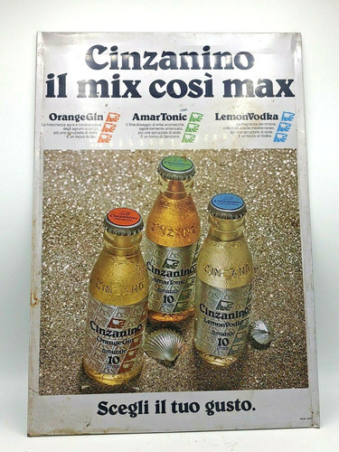 Cinzano insegna pubblicitaria - ,