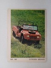 FIGURINA AUTO E MOTO SUPER RAF 1972 CITROEN MEHARI n 193 OTTIMA DA RECUPERO