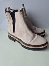 Stivali Toms donna alla caviglia Dakota Chelsea pull on beige nabuk UK 5,5 EU 38
