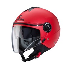 Caberg Riviera V4 X Tinta Unita Casco Jet Matt-Rot