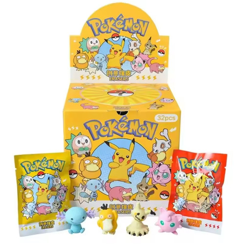 Pokemon mystery eraser blind - pokemon,