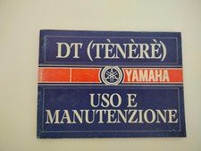 MANUALE USO MANUTENZIONE ITALIANO ORIGINALE YAMAHA DT 125 LC TENERE' 1986