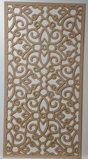 Schermatura decorativa armadio radiatore spessore 3,4 e 6 mm MDF taglio laser KW11 Patten