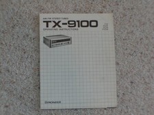 Manuale Pioneer TX-9100