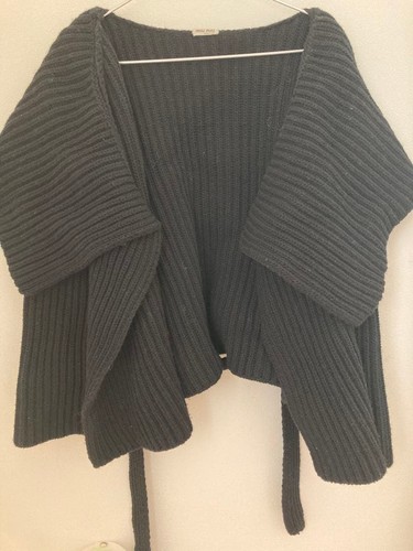 Miu big color - knit, black