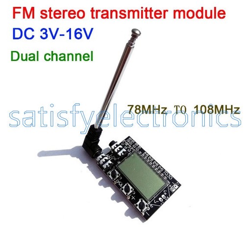 Scheda trasmettitore stereo - , fm