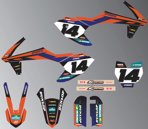 Kit grafica ktm 50sx - kit,