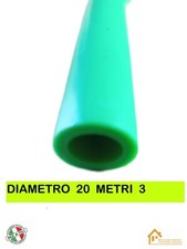 TUBO  PPR VERDE D.20  A SALDARE plastica  PER IMPIANTI IDRAULICI CARICO ACQUA