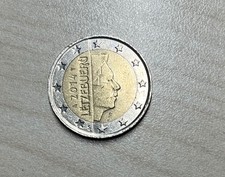 moneta da €2 edizione LETZEBUERG 2014