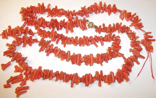 Collana vintage ramo - , corallo