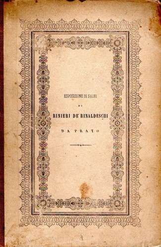 Rinieri rinaldeschi - rinieri, de'