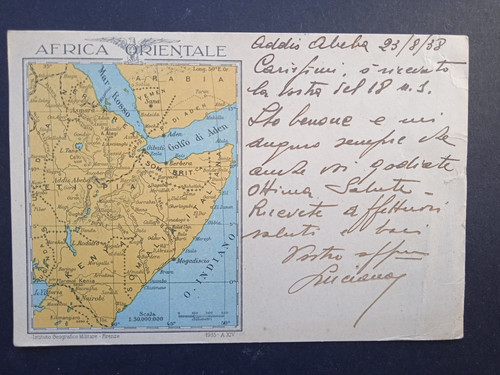 Storia postale 1938 colonia - storia,
