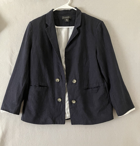 Blazer donna tahari misto lino - blazer,