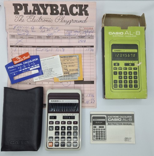 Casio vintage calcola - al-8,