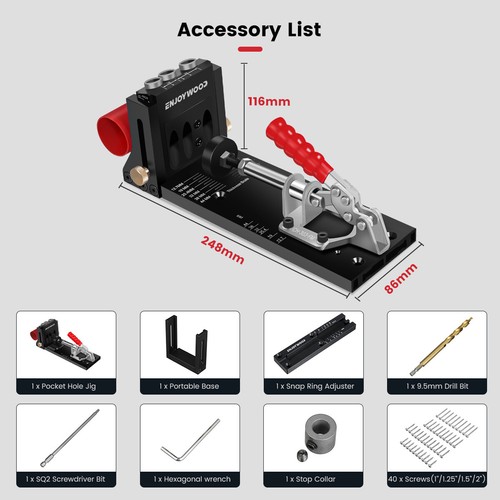 Pocket hole jig kit foro - jig,