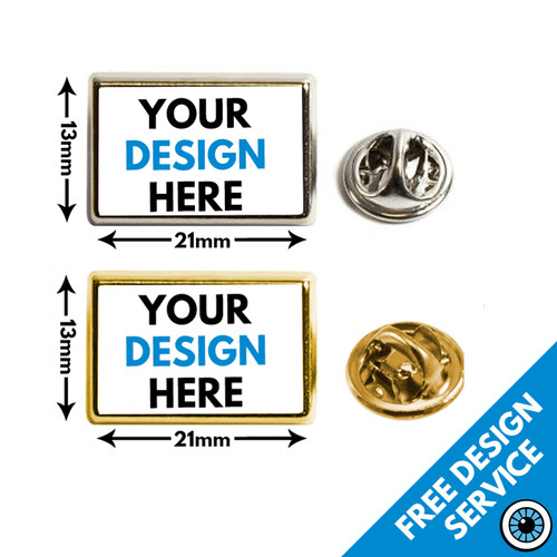 13x21mm custom lapel pin - 13x21mm,