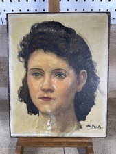 Achille Bentos anni 40 olio su