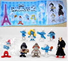 SORPRESINE KINDER FERRERO SERIE VINTAGE PUFFI 2 ENTRA & SCEGLI LE FIGURE TOP RAR