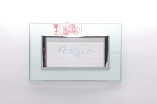 HA4804VKA BTICINO/LEGRAND AXOLUTE placca rettangolare 4 posti vetro kristall