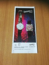 1967 EBERHARD ACCIAIO OROLOGIO WATCH ANNI 60 RETRO VINTAGE AD PUBBLICITA