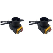 2X KOA7 250V 12A Macchina per Spaccare il Legno Interruttore A Pulsante Ele6467