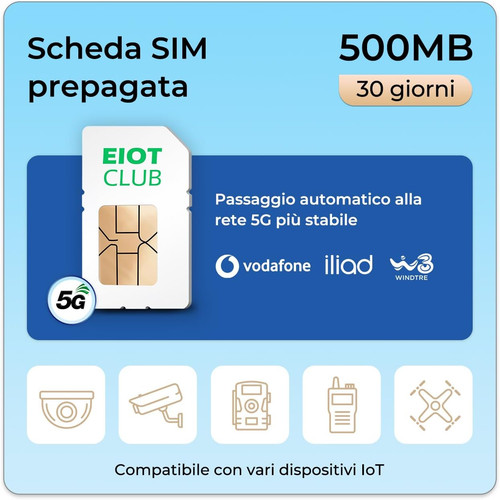 Sim prepagata per - sim, lte