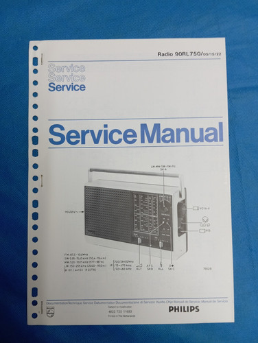 Radio philips 90rl750 vintage - philips,