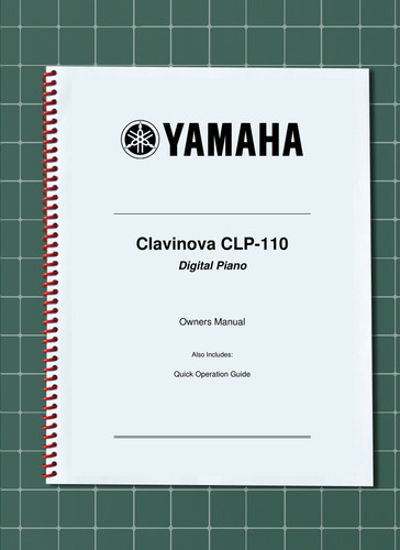 Yamaha clavinova clp 110 - yamaha,