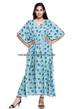Kaftan Indiano Stampato A Mano