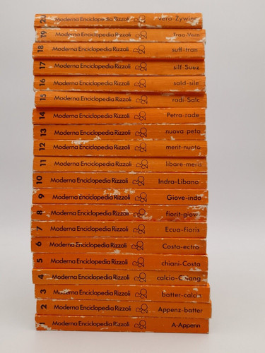 Moderna enciclopedia rizzoli - enciclopedia,