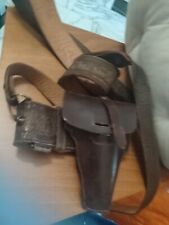 Cinturone Con Fondina Militare Vintage 