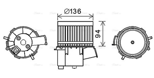 Motore ventilatore abitacolo