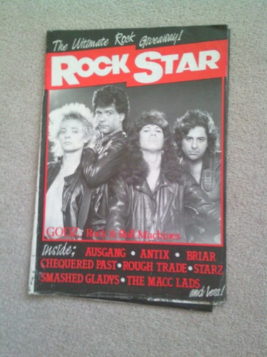 Rock star magazine - magazine, 1986
