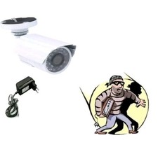 Telecamera videosorveglianza analogica CCTV infrarossi IR colori esterno 2000TVL