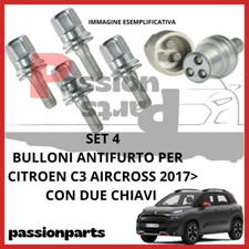 KIT 4 BULLONI ANTIFURTO CERCHI