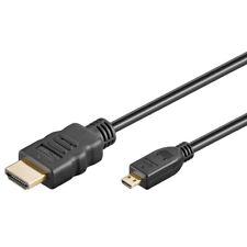 Cavo HDMI Alta Velocità Ethernet HDMI a Micro D Maschio 2m