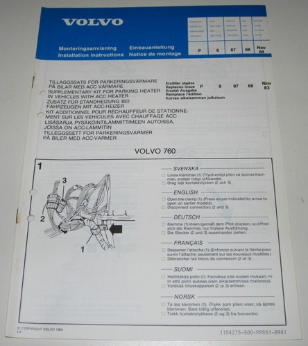 Einbauanleitung volvo 760 - einbauanleitung,