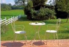 SET BISTRO Tavolino Da Giardino Greenwood STRESA ROTONDO cod TTF 51 Ø 60 Cm
