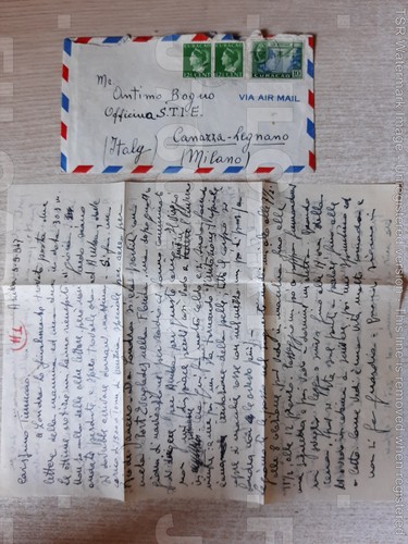 J7602 storia postale busta - busta, e