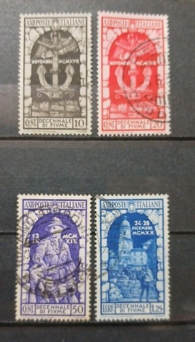 1934 regno francobolli fiume - 1934,
