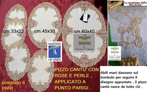 Centrini fatti mano pizzo - mano,
