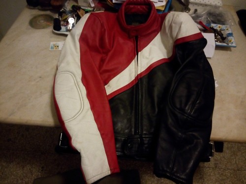 Giubbotto giacca pelle moto - , da