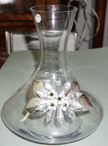 Vaso cristallo bohemia fili - cristallo, di