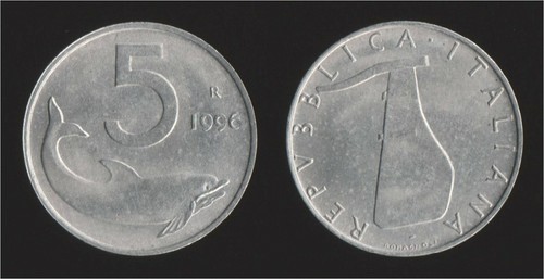 Lire 1996 delfino timone - lire,