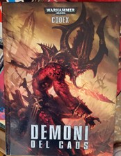 Warhammer 40k Codex Army List Book Demoni del caos ITA