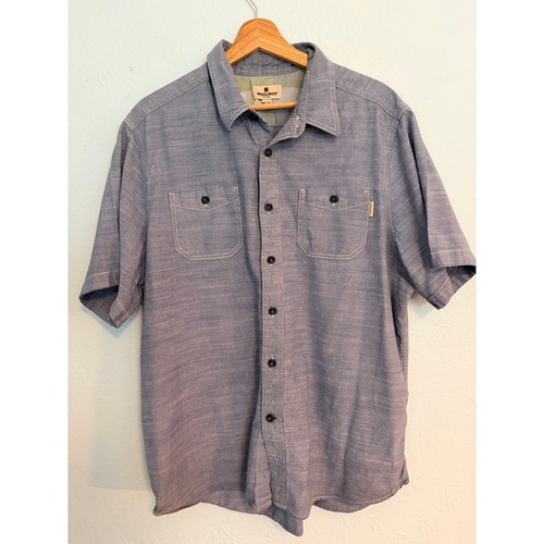 Camicia woolrich blu chambray - camicia,