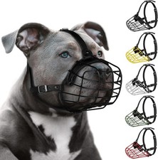 Pitbull Dog Muzzle Metal Mask